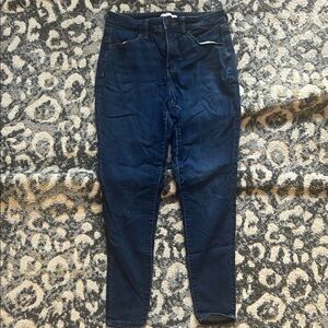 Women's high rise curvy skinny jeggings